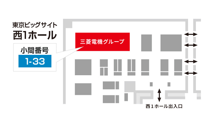 東京ビッグサイト 西1ホール 小間番号1-33