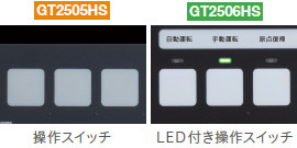 操作スイッチ/LED付き操作スイッチ