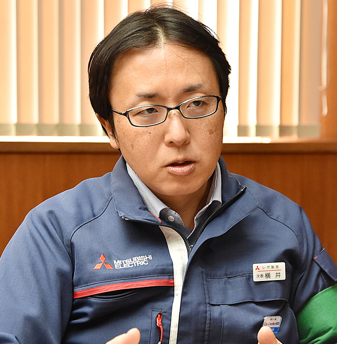 三菱電機 産業メカトロニクス製作所 レーザ製造部 次長 横井茂