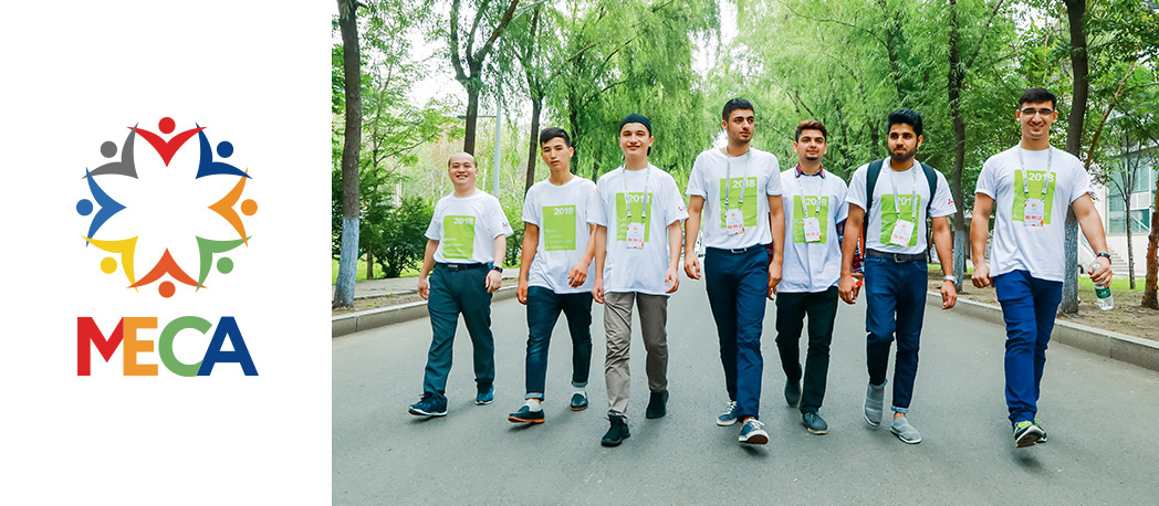 MECAのロゴとイメージ画像