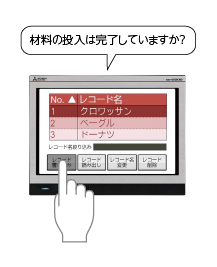 タッチスイッチ押下時の音声ガイダンスとして使える!