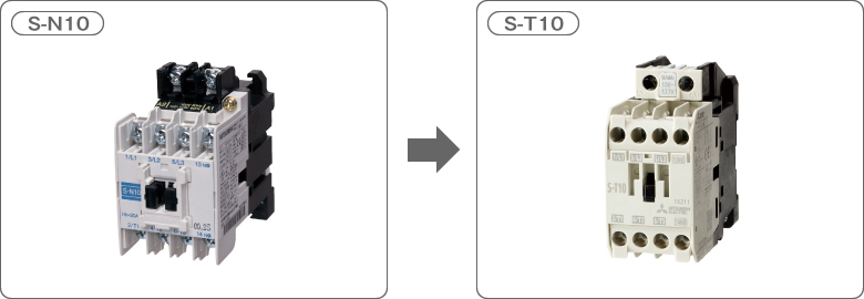 S-N10からS-T10への更新例