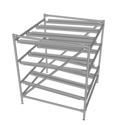 FIFO rack based on the Profile Tube System D30