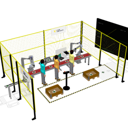 Manual Final Assembly Line with Packing