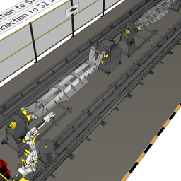Arc Welding Cell with Two Robots on Tracks and One-axis Positioners (OLP)