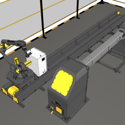 Plasma Cutting Cell with Track (OLP)