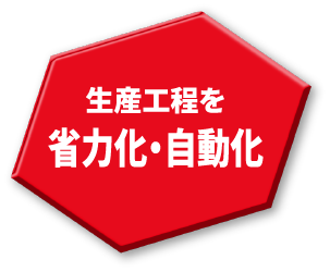 生産工程を省力化・自動化